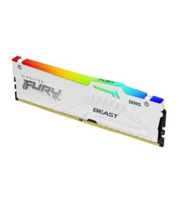 Kingston Technology FURY Beast 32GB 6000MT/s DDR5 CL36 DIMM White RGB EXPO