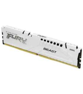 Kingston Technology FURY Beast 16GB 6000MT/s DDR5 CL40 DIMM White XMP