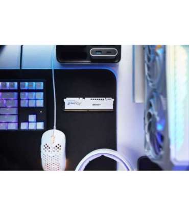 Kingston Technology FURY Beast 32GB 6000MT/s DDR5 CL40 DIMM White XMP