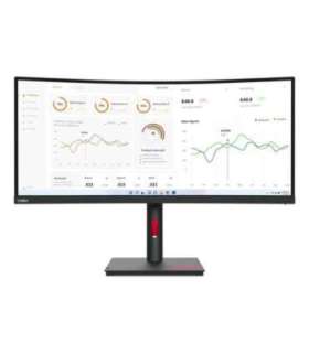 Lenovo ThinkVision T34w-30 LED display 86.4 cm (34") 3440 x 1440 pixels Wide Quad HD Black