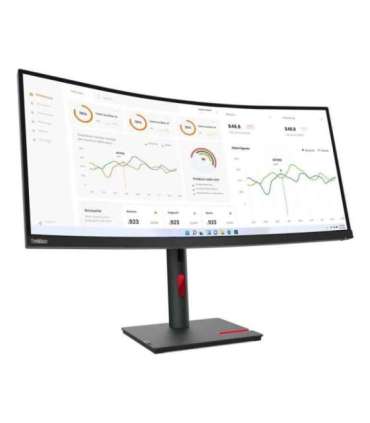 Lenovo ThinkVision T34w-30 LED display 86.4 cm (34") 3440 x 1440 pixels Wide Quad HD Black