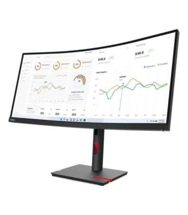 Lenovo ThinkVision T34w-30 LED display 86.4 cm (34") 3440 x 1440 pixels Wide Quad HD Black