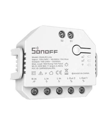 Smart Wi-Fi switch WiFi Sonoff Dual R3 Lite