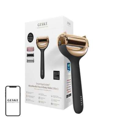 Micro Needle Face&Body Roller 9in1 Geske with APP (gray)