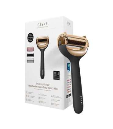 Micro Needle Face&Body Roller 9in1 Geske with APP (gray)