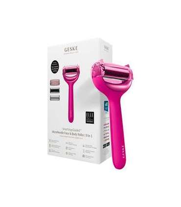 MicroNeedle Face&Body Roller 9in1 Geske with APP (magenta)