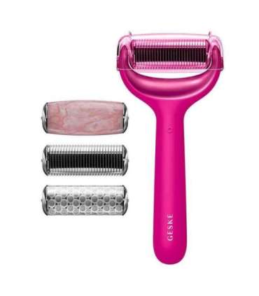 MicroNeedle Face&Body Roller 9in1 Geske with APP (magenta)