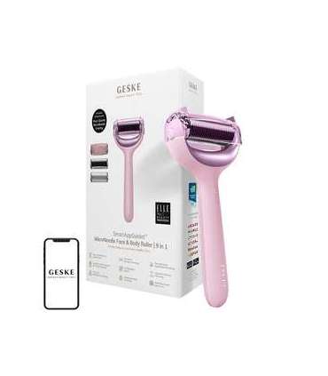 MicroNeedle Face&Body Roller 9in1 Geske with APP (pink)