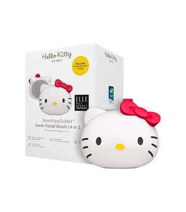 Facial Cleaning Sonic Brush 4in1 Geske With APP (Hello Kitty starlight)
