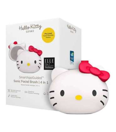 Facial Cleaning Sonic Brush 4in1 Geske With APP (Hello Kitty starlight)