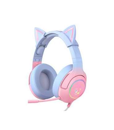 Gaming headphones ONIKUMA K9 Pink/Blue