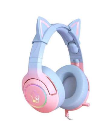 Gaming headphones ONIKUMA K9 Pink/Blue