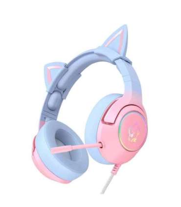 Gaming headphones ONIKUMA K9 Pink/Blue