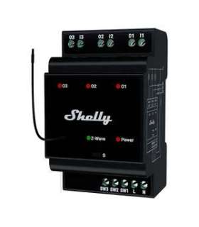 Shelly Qubino Wave Pro 3 Z-Wave 3 channel DIN rail relay