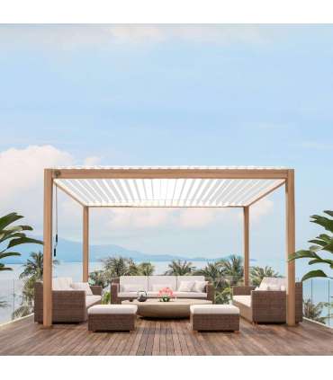 Varikatus MIRADOR-111 3x4m, hele puidude