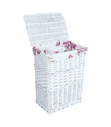 Корзина для белья MAX-2, 38x27х52cм, белая.