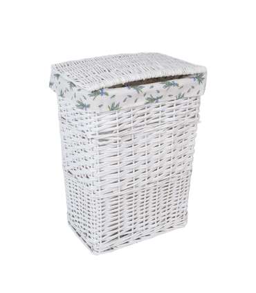 Корзина для белья MAX-2, 38x27х52cм, белая.