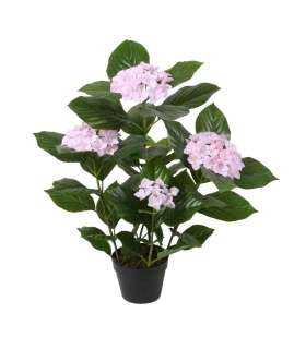 Kunsttaim WIND HYDRANGERA H80cm, roosa