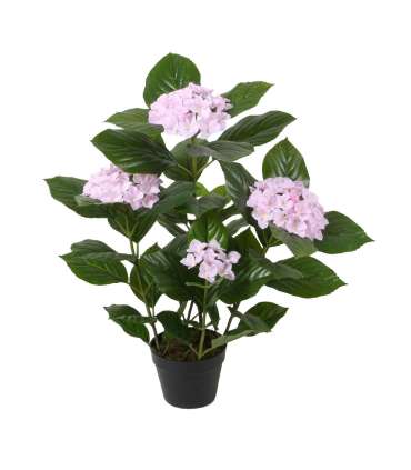 Kunsttaim WIND HYDRANGERA H80cm, roosa