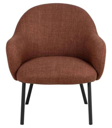 Tugitool SPENCER terrakota, 70x75xH75cm