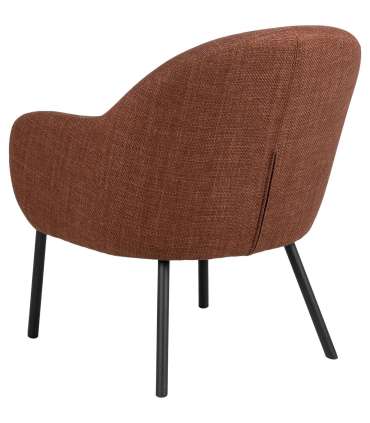 Tugitool SPENCER terrakota, 70x75xH75cm