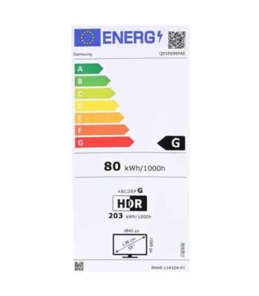 Samsung QE65S90FAT 165,1 cm (65") 4K Ultra HD Smart TV Wi-Fi Black