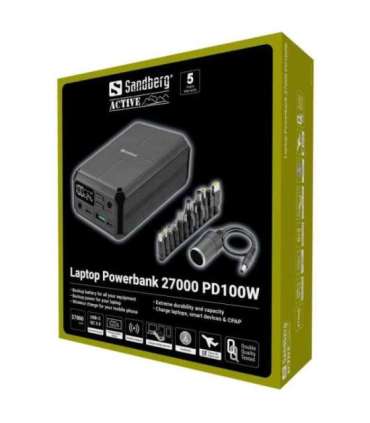 Sandberg 421-13 Laptop Powerbank 27000 PD100W