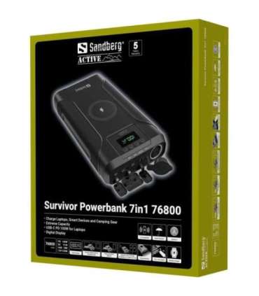 Sandberg 421-15 Survivor Powerbank 7in1 76800
