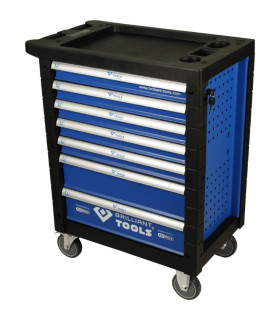 Tööriistakäru 7 sahtliga, tühi, Brilliant Tools