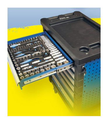 Tööriistakäru, 7 sahtlit +kmpl 473-osa, Brilliant Tools