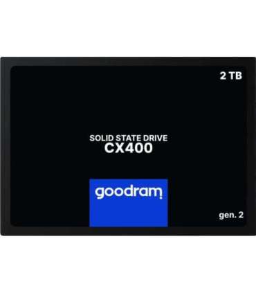 Goodram CX400 SSDPR-CX400-02T-G2 2 TB 2.5" Serial ATA III 3D NAND