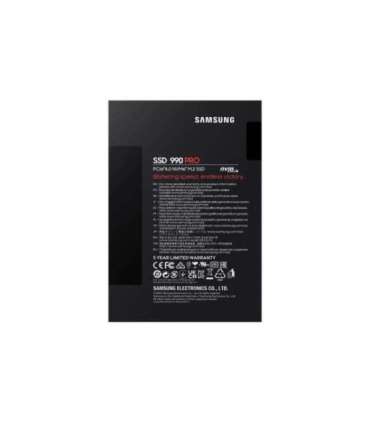 Samsung 990 PRO 4 TB M.2 PCI Express 4.0 NVMe V-NAND MLC