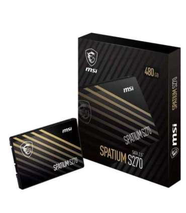 MSI Spatium S270 SATA 2.5 480GB 2.5" Serial ATA III 3D NAND