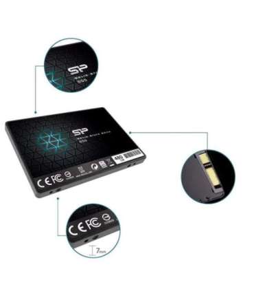Silicon Power Slim S55 2.5" 480 GB Serial ATA III TLC