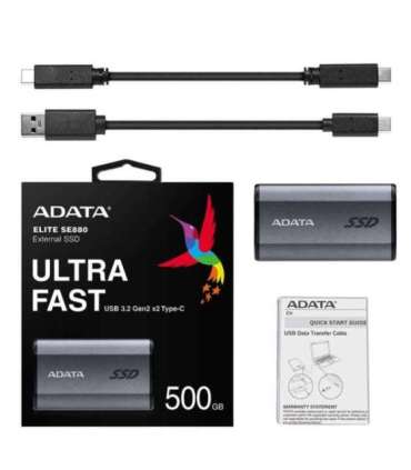ADATA SE880 500 GB Wi-Fi Grey