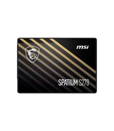 MSI SPATIUM S270 SATA 2.5 240GB internal solid state drive 2.5" Serial ATA III 3D NAND