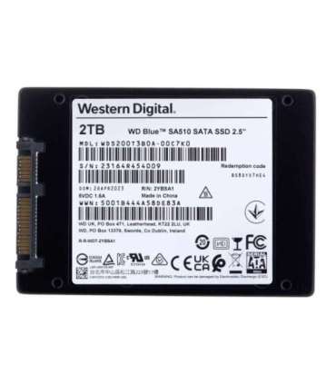 Western Digital Blue SA510 2.5" 2 TB Serial ATA III