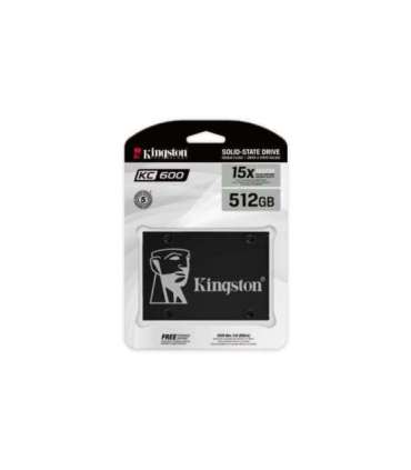 Kingston Technology KC600 2.5" 512 GB Serial ATA III 3D TLC