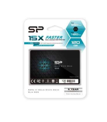 Silicon Power Slim S55 2.5" 120 GB Serial ATA III TLC