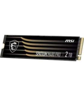 MSI Spatium M480 PRO PCIE 4.0 NVME M.2 2TB internal solid state drive PCI Express 4.0 3D NAND