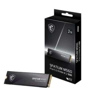 MSI Spatium M560 PCIE 5.0 NVME M.2 2 TB PCI Express 5.0 3D NAND