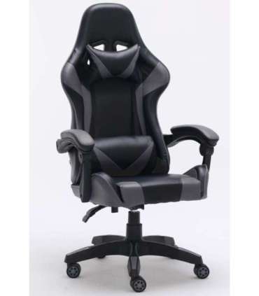 Topeshop FOTEL REMUS SZARY office/computer chair Padded seat Padded backrest