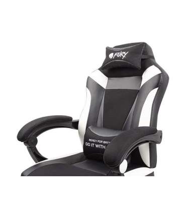 FURY Avenger M+ Universal gaming chair Padded seat Black, White