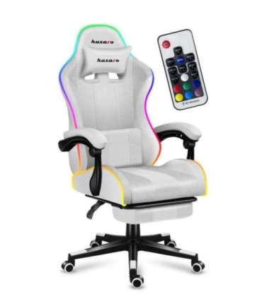 HUZARO FORCE 4.7 RGB White GAMING CHAIR
