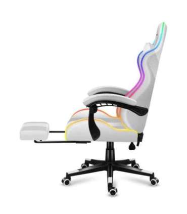 HUZARO FORCE 4.7 RGB White GAMING CHAIR