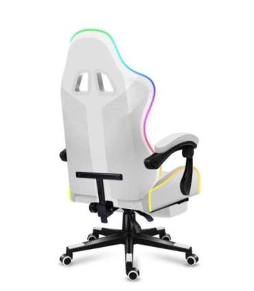HUZARO FORCE 4.7 RGB White GAMING CHAIR