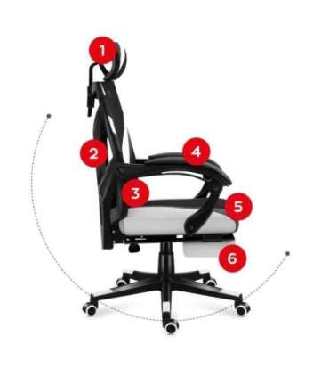 Huzaro Combat 5.0 White gaming chair