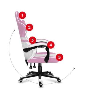 Huzaro Force 4.4 Pink Mesh gaming chair