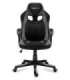 Huzaro FORCE 2.5 GREY MESH Gaming armchair Mesh seat Black, Grey