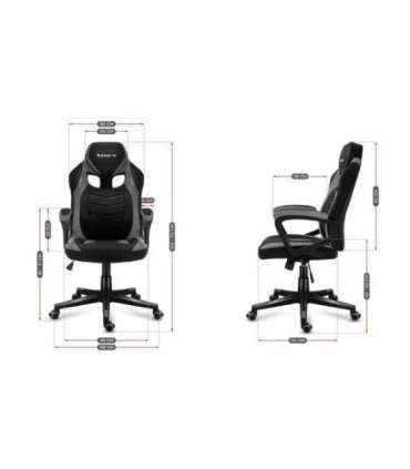 Huzaro FORCE 2.5 GREY MESH Gaming armchair Mesh seat Black, Grey
